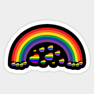 LGBT Rainbow Flag GAy Month Sticker